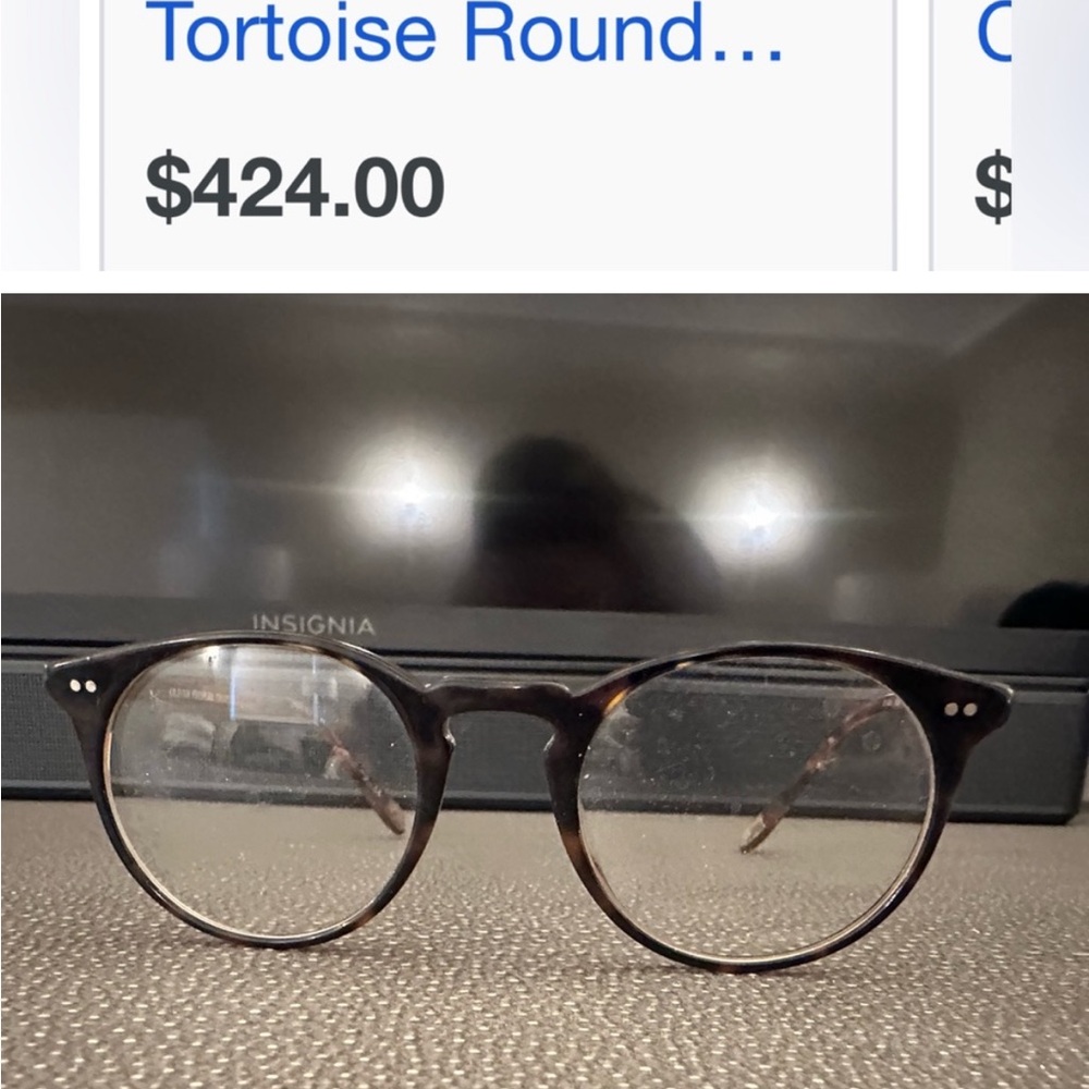 Oliver peoples tortoise reading glasses